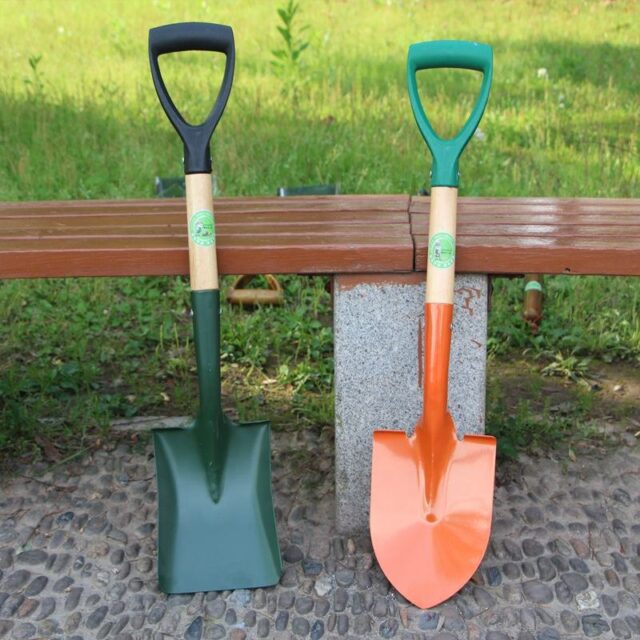 Kids garden tool little shovel with plastic grip